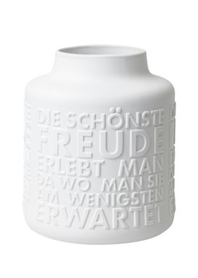 Porzellanvase "Freude" Blumenvase - Räder Design