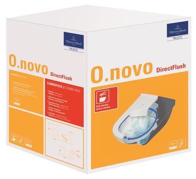Villeroy & Boch Combi-Pack Wand-Tiefspül-WC O. NOVO