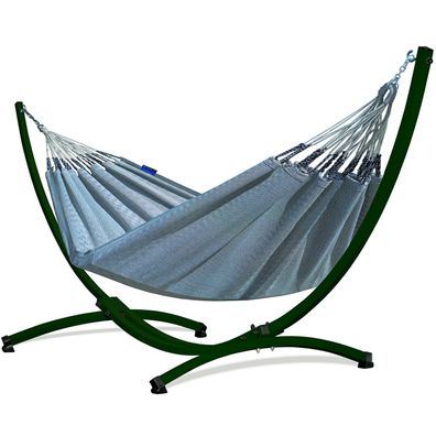 Potenza Kolumbien Hängematte 220x140 mit Gestell für 2 Personen Hängemattengestell