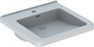 Geberit Waschtisch Renova Comfort unterfhb. m Hahnloch m ÜL 550x525mm weiß