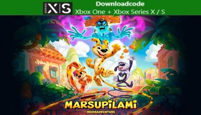 NEU für XBOX One Series X S Spiel Marsupilami Hoobadventure Game Key Code NEW