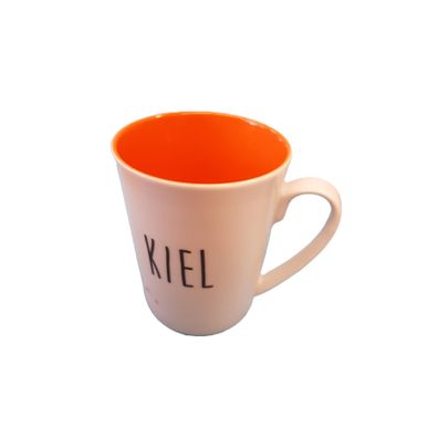 Möwenspuren" Kiel Becher Sissi innen orange