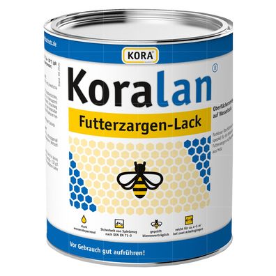 KORA Koralan Futterzargenlack 0.75 LTR Siegellack für Futtertaschen Imkerei-Lack