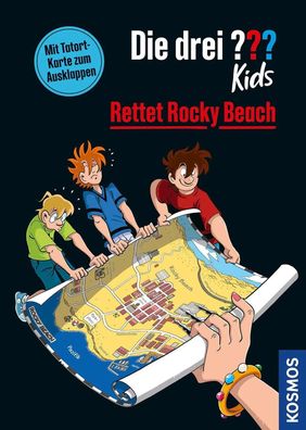 Die drei ??? Kids, Rettet Rocky Beach | Mit Tatortkarte zum Ausklappen | Buch