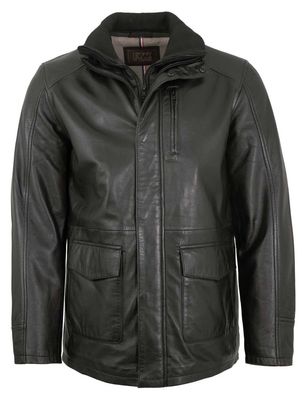 Existenz - Herren Lederjacke Lammnappa schwarz