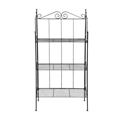 Regal, Klappegal, Metall Etagere Garten Regal mit 3 Etagen 110 cm