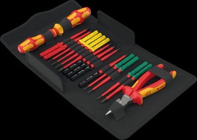Wera Kraftform Kompakt VDE 17 extra slim 2 Tool Finder, 17?teilig