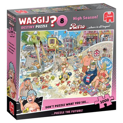 Wasgij Destiny Retro 8, Hochsaison, 1000 Teile Puzzle