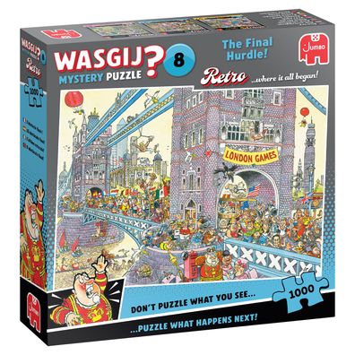 Wasgij Mystery Retro 8, Die letzte Hürde, 1000 Teile Puzzle