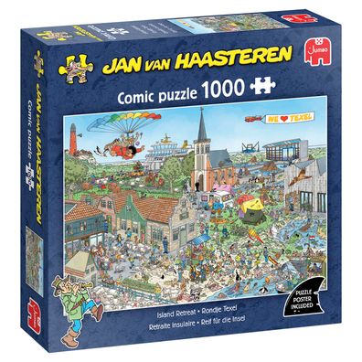 Jan van Haasteren, Reif für die Insel, 1000 Teile Puzzle
