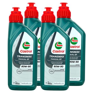 Castrol Transmax Manual EP 80W-90 4x1 Liter
