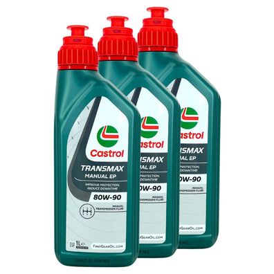 Castrol Transmax Manual EP 80W-90 3x1 Liter