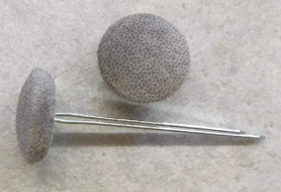 Polsterknöpfe mit Splint Mikrofaser 009 Grau