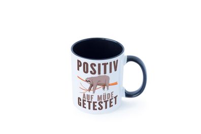 Positiv getestet | Faulheit | Müde | Faultier Tasse - Geschenk