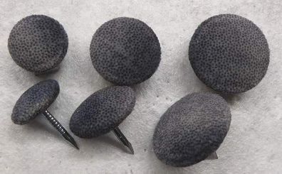 Polsterknöpfe mit Nagel Mikrofaser 005 Anthrazit