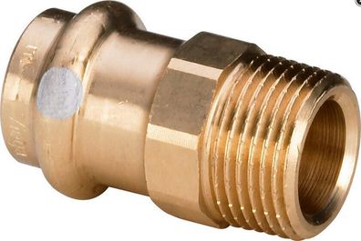 Viega Übergangsstück Profipress S Rotguss, mit Außengewinde 35mmx1 1/2