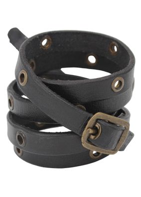 Wickelarmband aus Leder