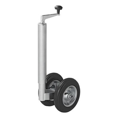 Doppelstützrad 48 mm mit massiven PU-Reifen 200 x 50 mm