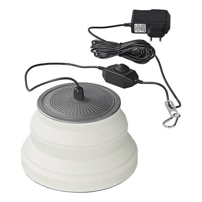 Hängelampe LED faltbar Silikon weiß Ø15cm