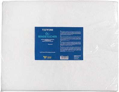Ölbindetücher Länge 40cm B.50cm S.0,5cm 10x20 Tü. Krt. Tecwerk