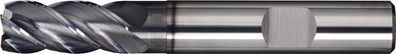 Schaftfräser DIN 6527L INOX HPC D.6mm VHM TiAlN HB Z.4 lang Tecwerk