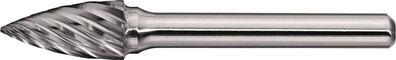 Frässtift SPG INOX D.10mm Kopf-L.20mm Schaft-D.6mm HM Verz. Normal, ein Tecwerk