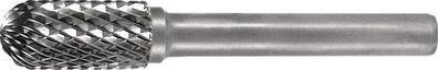 Frässtift WRC D.10mm Kopf-L.20mm Schaft-D.6mm HM Verz. Kreuz Tecwerk