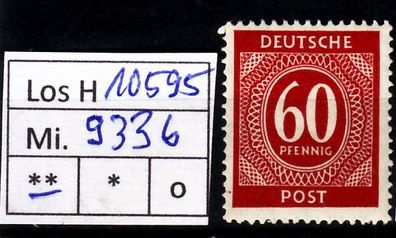 Los H10595: Alliierte Besetzung Gemeinschaftsausgaben Mi. 933 b * *