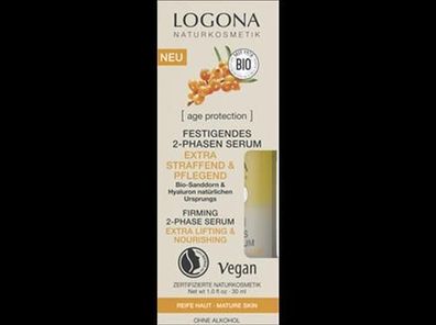 Logona 6x [age protection] Festigendes 2-Phasen Serum extra straffend und pflegen