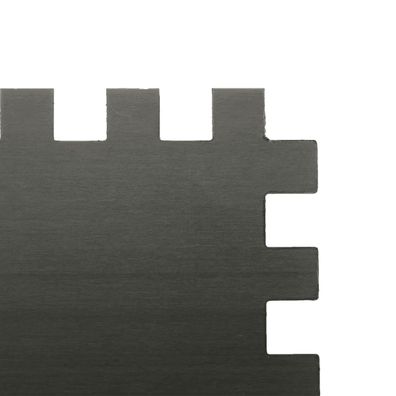HaWe Glättekelle mit Zahnung - Zahntraufel 6 x 6 mm