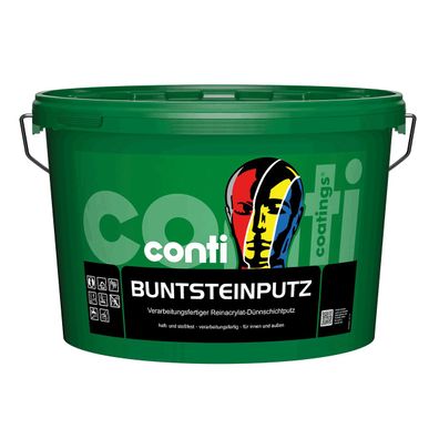 Conti® Buntsteinputz 5430 dunkelgrau