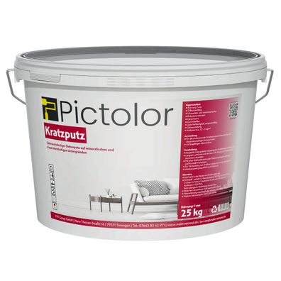 Pictolor® Innenputz Kratzputz 1 mm