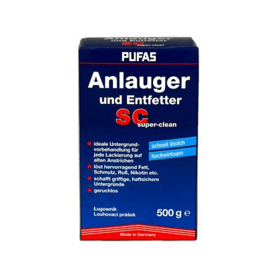 PUFAS Spezialreinigungsmittel Anlauger und Entfetter Pulver 500 g