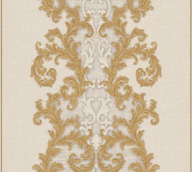 Versace wallpaper Design Tapete Gold, rau, eiß