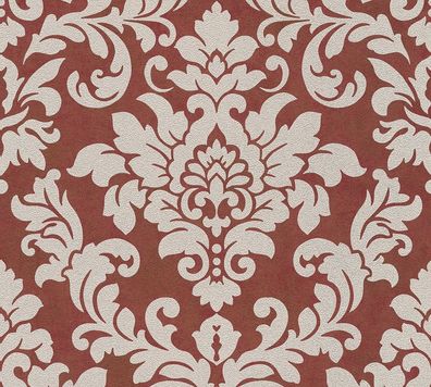 Livingwalls Barock Tapete Grau, eige, ilber