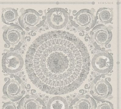 Versace wallpaper Moderne Tapete Beige, ilber, reme