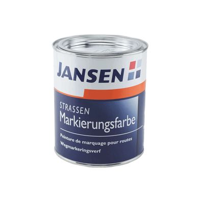 Jansen Straßen-Markierungsfarbe 0,75 Liter Schwarz