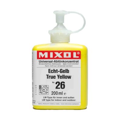 Mixol Abtönkonzentrat 200 ml Echt-Gelb
