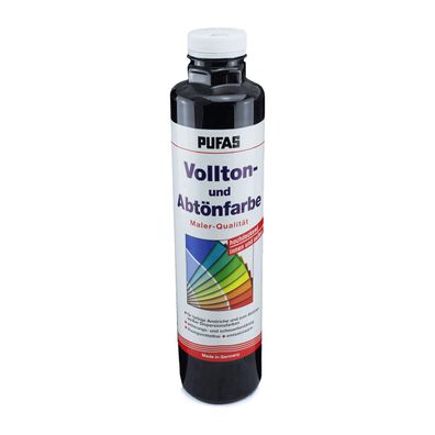PUFAS Vollton- und Abtönfarbe 750 ml 510 oxidschwarz