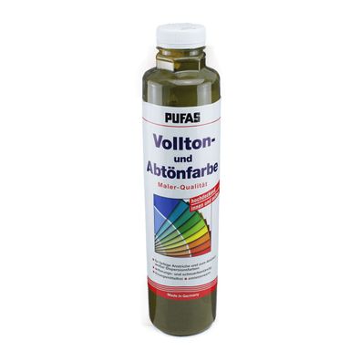 PUFAS Vollton- und Abtönfarbe 750 ml 508 umbra grünlich