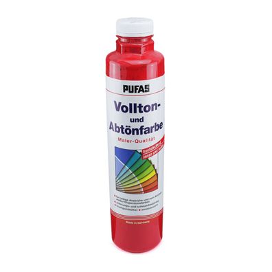 PUFAS Vollton- und Abtönfarbe 750 ml 503 rot