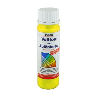 PUFAS Vollton- und Abtönfarbe 250 ml 512 konstantgelb