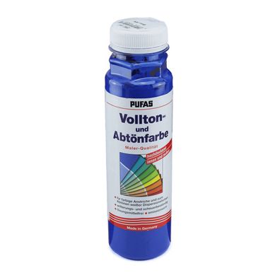 PUFAS Vollton- und Abtönfarbe 250 ml 504 blau