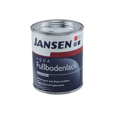 Jansen Aqua Fußbodenlack 0,75 Liter Braun