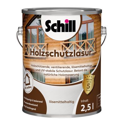 Schill Holzschutzlasur 2,5 Liter Alkiefer