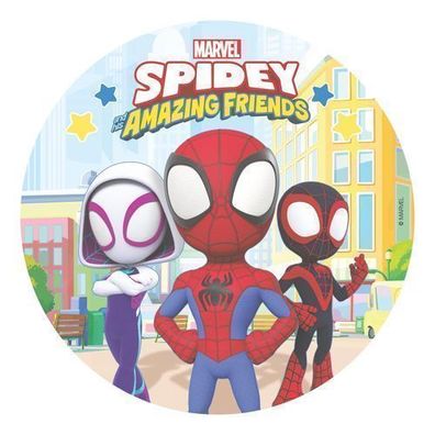 Spidey Tortenaufleger 20cm - Superhelden-Motiv