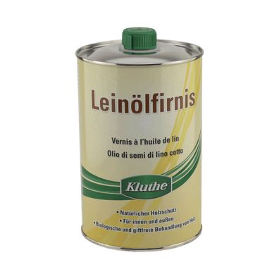 Kluthe Leinölfirnis Holzschutzöl 1 Liter