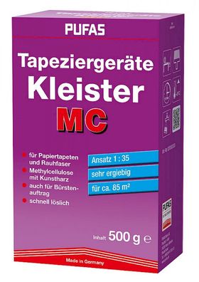 PUFAS Tapeziergeräte-Kleister MC 500g