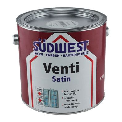 Südwest Venti Satin seidenglänzend 2,5 Liter RAL 7015 - Schiefergrau