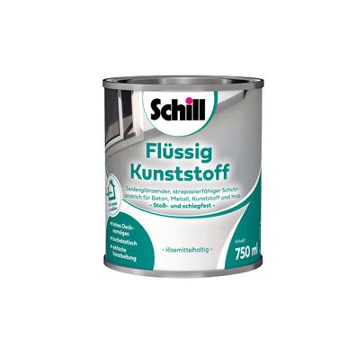 Schill Flüssig Kunststoff 0,75 Liter RAL 9010 ? Reinweiss
